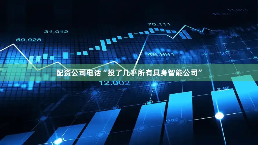 配资公司电话“投了几乎所有具身智能公司”